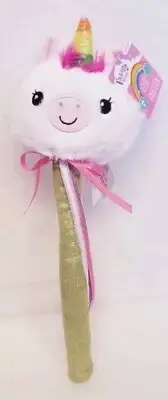 Enchanted Wand Motion Activated Sound Making Unicorn Plush Wand Toy