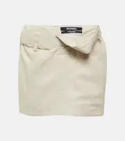 [Jacquemus] Jacquemus La Mini Jupe Bahia miniskirt UK 14 beige