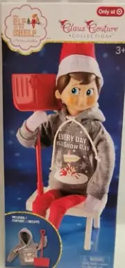 Elf on the Shelf Hoodie Sweatshirt Shovel Snow Day Target Exclusive Gray Outfit