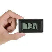 Digital LCD Clock Car Dashboard Desk Date Time Calendar Small Clock Accessories (for: Subaru)