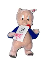 STEIFF - RARE PORKY PIG. 9.2”. 354496 - New With No Box.