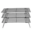 Rust Resistant Stainless Steel Baking Tray Cooling Rack for Cake Bread Cookie