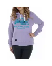 Superdry Women's Vintage Logo Hoodie - Lilac - Sweatshirts & Hoodies -Size L