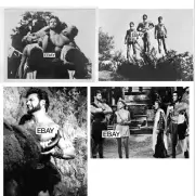 HERCULES STEVE REEVES 1958 MOVIE PHOTOS LOT #1 (4) MYTHOLOGY MR. UNIVERSE