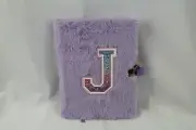 Claire's Lavender Initial J, Diary Journal 6"x8" New w/Tags Lock w/2 keys