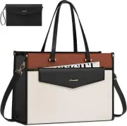 LOVEVOOK Laptop Bag for Women15.6 inch 16 Compatible / Apple MacBook Laptop Case