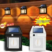 Solar Motion Sensor Light Tungsten Filament LaWH Outdoor Garden Wall Flood Lamp