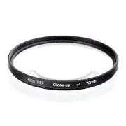 72mm +4 High Definition Close Up Macro Lens Sony Canon Nikon DSLR + FREE Pouch