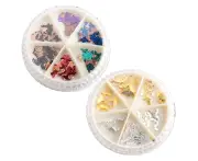 Butterfly Nail Charms For Nails,Butterfly Nail Art Studs Nail Art Supplies Nail Decor Nail Gem,Style 2
