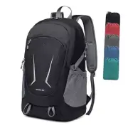 Backpack - Ultra Lightweight Packable Backpack for Travel Camping 45L Black
