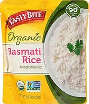 Tasty Bite Organic Basmati Rice, 8.8 Ounce, Ready to Eat, Microwavable, Vegan, Gluten-Free