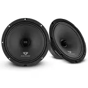 Black Diamond DIA-CM8.4B 8" Mid-Range 4-Ohm Car Speakers (Pair)