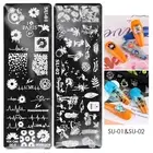 Nail Transfer Plate Human Face Design Easy to Operate Nail Face Flower Printing