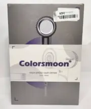 Colorsmoon Hair Dryer, 100,000 RPM High-Speed Brushless Motor Negative Ionic
