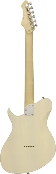 Aria J Series J-2 Electric Guitar in See-Thru Vintage White