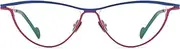 [FONEX] Colorful Pure Titanium Glasses Frame Women Cat Eye Eyeglasses Retro Vintage Optical Eyewear F85748