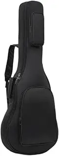 Tadill 40 41 Inch Guitarbag Acoustic Classic Guitar Case Soft with Zip Locks with Handles and Bags of Professional Backpack Portable, Black