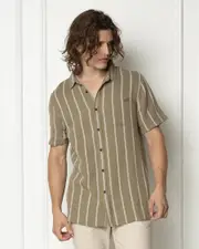 [Skylark] Skylark Men's Trinity Short Sleeve Shirt in Desert Sage Green Size XL XL Desert Sage Green