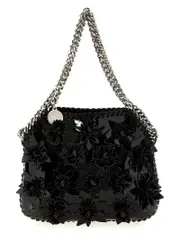 [Stella Mccartney] Stella Mccartney-Flower Borse A Mano Nero-Donna OS Black