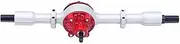 Upgrade Front Rear Axles Set for WPL C14 C24 C34 C44 B14 B24 4WD 6WD 1/16 RC Truck Car Upgrade Parts Metal Gear Axle Fr&on&t Rear Bridge Axle Bridge Shaft Complete Set(Silver Rear Axle)