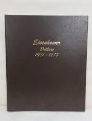 Dansco Coin Album #7176 Eisenhower Ike Dollars 1971-1978 No Proofs 2-Page Album
