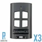 3 x NEW Genuine Beninca TO.GO-A 4 Button Garage/Gate Remote Control T2WV/T4WV