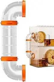 Hamster Tunnel - Animals Pipe Playground Set - Hamster Tunnel Adventure External Pipe Creative Connection Cage Accessories for Pet Small Animal