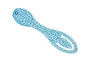 Thin Flexible Book Light in Blue. Reading Lights Are Ideal for Reading in Bed.