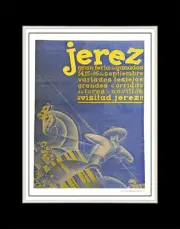 1920 Jerez Great Livestock Fair - Matted for 11x14 Frame