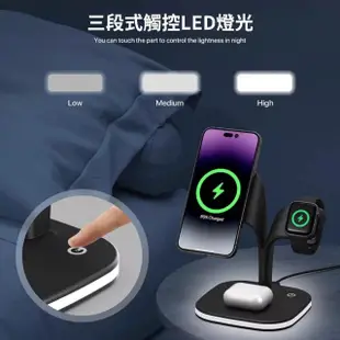 【SPOT ON 正好科技】Magsafe 15W 五合一 小樹 極速無線充電座(iPhone/AirPods/Apple Watch)