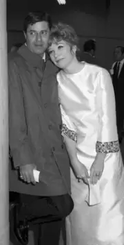 Actor Jerry Lewis actress Shirley MacLaine attend Robert F Ke- 1968 Old Photo