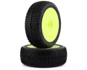 GRP Tires Easy Pre-Mounted 1/8 Buggy Tires (2) (Yellow) (Soft) [GRPGBY07A]