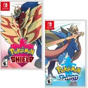Pokemon Sword + Shield Switch Brand New Game Bundle Special [2019 RPG]