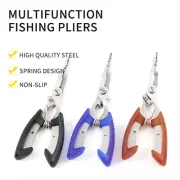 Stainless Steel Fishing Pliers Hook Remover Line Cutter Split Ring Gripper