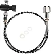 36in Durably CO2 Hose Adapter Kit - Metal for Soda Makers, Perfect for Home Beverage Setup