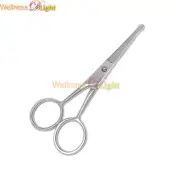 WDL Nose Ear Mustache Hair Remover Scissors Straight Rounded / Safety Tip 3.5''