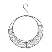 2PCS Hanging Flower Pot Iron Wall Succulent Planters Rustic Plant Holder Home Decorations