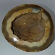 Carnelian Agate Druzy Geode Freeform Specimen 3.2in x 2.37in x 2.87in, 290g
