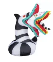 Beetlejuice Plush Sandworm Halloween Greeter 17” Weighted Large