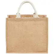 J.Burrows Laminated Jute Bag Medium