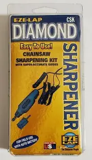Chainsaw Sharpening Kit EZE LAP Motorized Diamond 12-Volt Field Use - USA Made