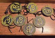 7 NEW Breitling String Hang Tags Yellow Blue