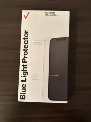 Verizon Blue Light Tempered Glass Screen Protector for iPhone 13 Pro Max