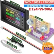 Digital Power Voltmeter Ammeter Battery Capacity Tester Voltage Gauge 240V 300A