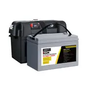 Giantz 12V 140Ah AGM Deep Cycle Battery with Battery Box