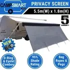 5.5m Caravan Privacy Screen Sunscreen Sun Shade for 19ft (5.79m) Roll Out Awning