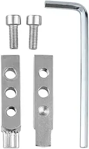 TIDTALEO 1 Set Water Pipe Wire Breaker Remover Spare Pot Lid Water Pipe Screw Damping Trash Cans Barbell Tree Bracket Bracket Component Pot Lid Household Dumbbell Rack Dampers Silver Steel