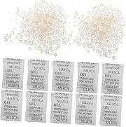 Moisture Absorbers 50 Packets Silica Gel Packets for Dry Storage of Electronics Shoes Jewelry and Food