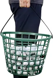 Golf Ball Storage Bin,Nylon Stackable Golf Ball Basket | Golfer Supplies, Space-Saving Storage Bin for Clubs, Driving Ranges, Backyard