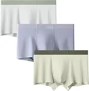 [Maiyifu-GJ] 3 Pack Mens Moisture-Wicking Boxer Briefs Soft Breathable Underwear Trunks Lightweight Comfortable Underpants, Color39, XX-Large, Color39, XX-Large